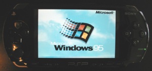 شبیه سازی ویندوز 95 بر روی پی اس پی