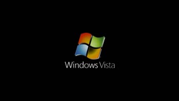 لوگوی شروع به کار دستگاه با نشان ویندوز ویستا